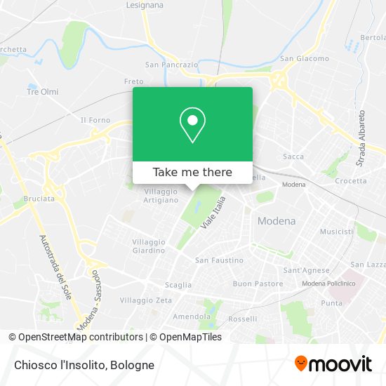 Chiosco l'Insolito map