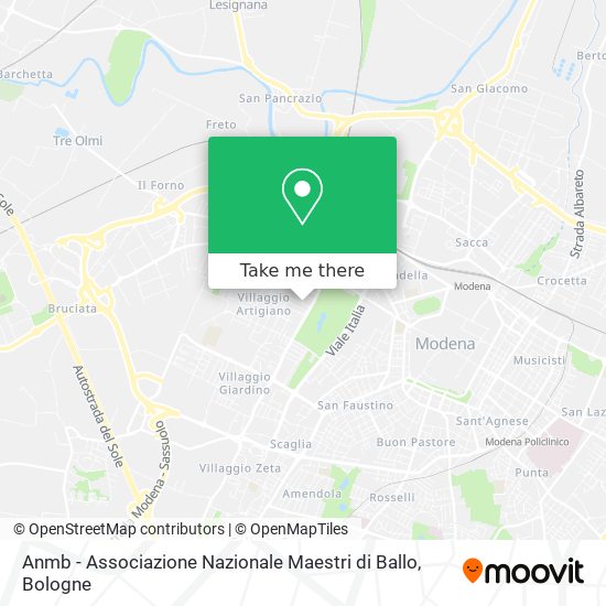 Anmb - Associazione Nazionale Maestri di Ballo map