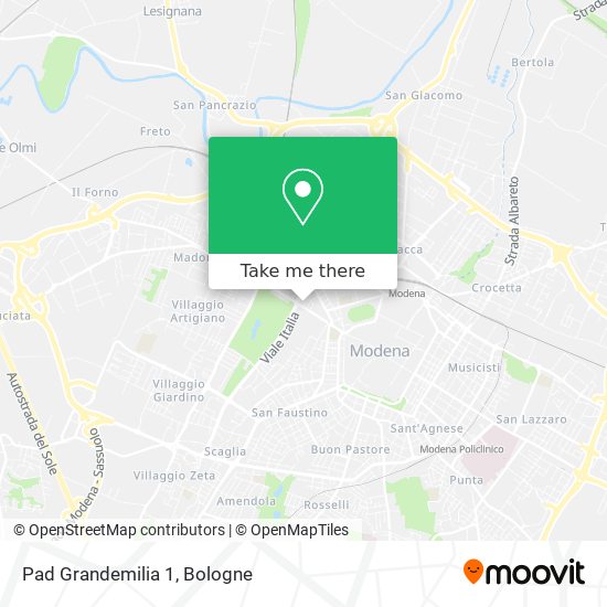 Pad Grandemilia 1 map
