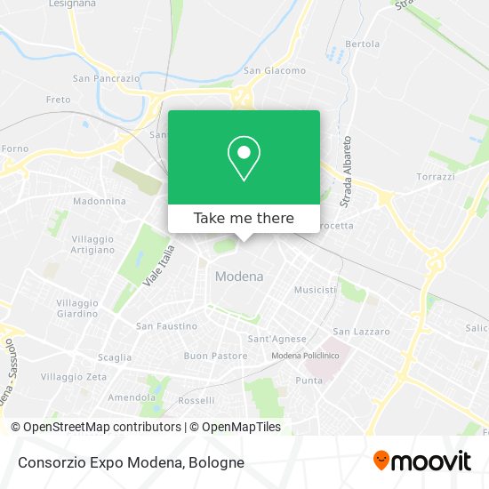 Consorzio Expo Modena map