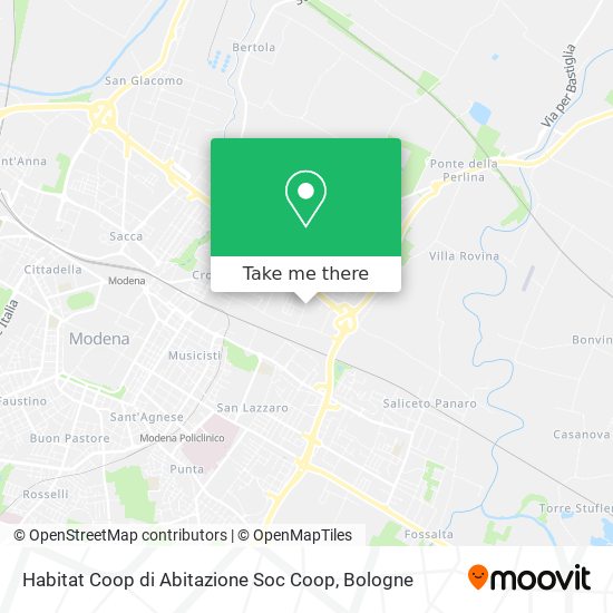 Habitat Coop di Abitazione Soc Coop map