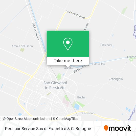Persicar Service Sas di Frabetti a & C map