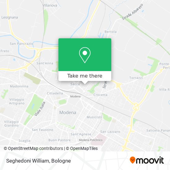 Seghedoni William map