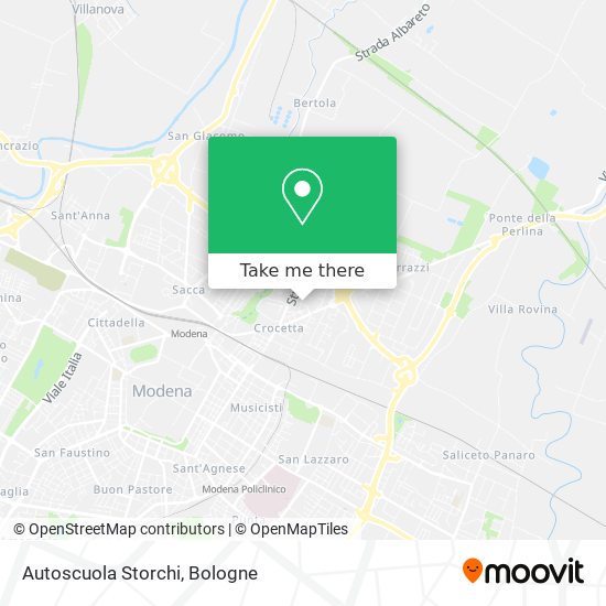 Autoscuola Storchi map