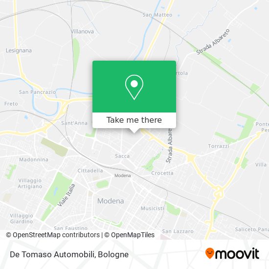 De Tomaso Automobili map