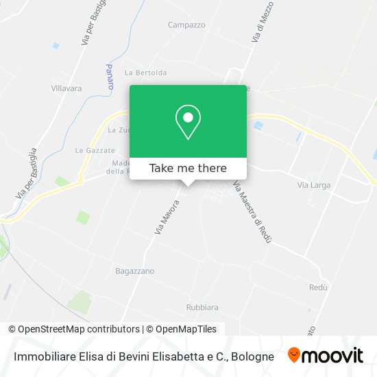 Immobiliare Elisa di Bevini Elisabetta e C. map