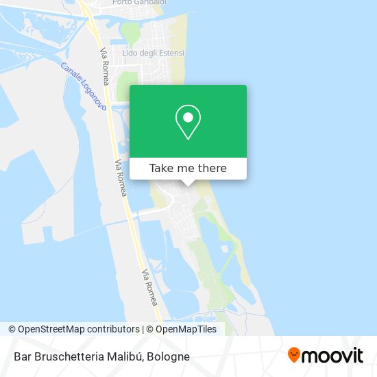 Bar Bruschetteria Malibú map