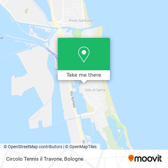 Circolo Tennis il Travone map