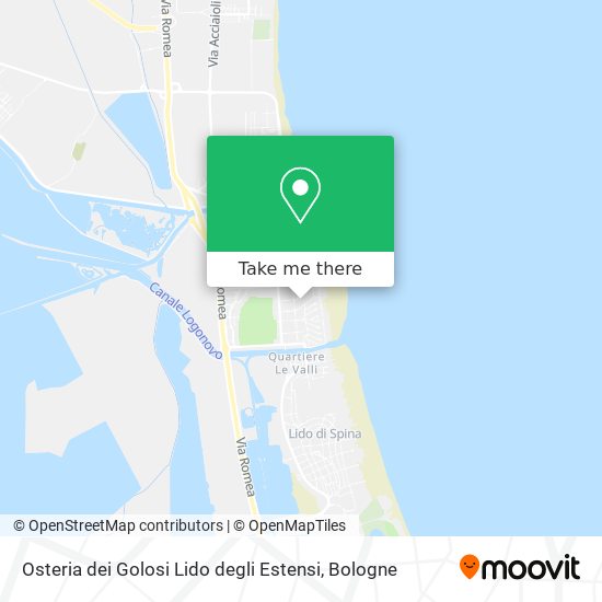 Osteria dei Golosi Lido degli Estensi map