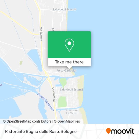 Ristorante Bagno delle Rose map