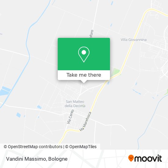 Vandini Massimo map