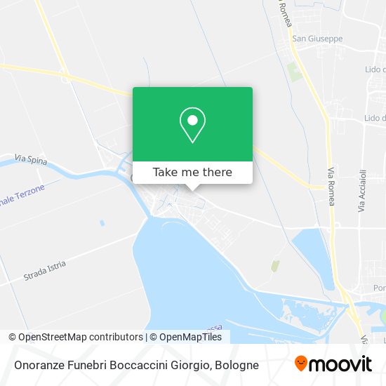 Onoranze Funebri Boccaccini Giorgio map