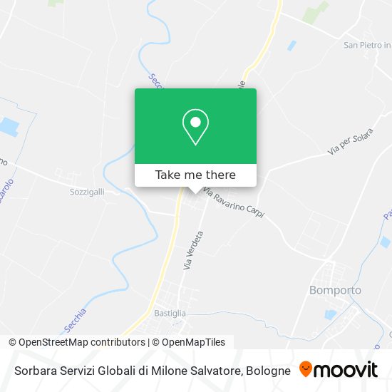 Sorbara Servizi Globali di Milone Salvatore map