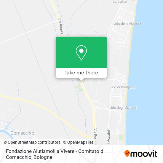 Fondazione Aiutiamoli a Vivere - Comitato di Comacchio map