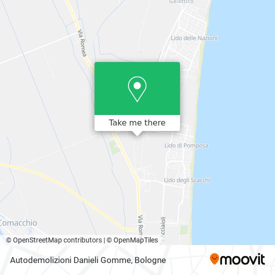 Autodemolizioni Danieli Gomme map