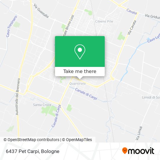6437 Pet Carpi map