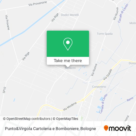 Punto&Virgola Cartoleria e Bomboniere map