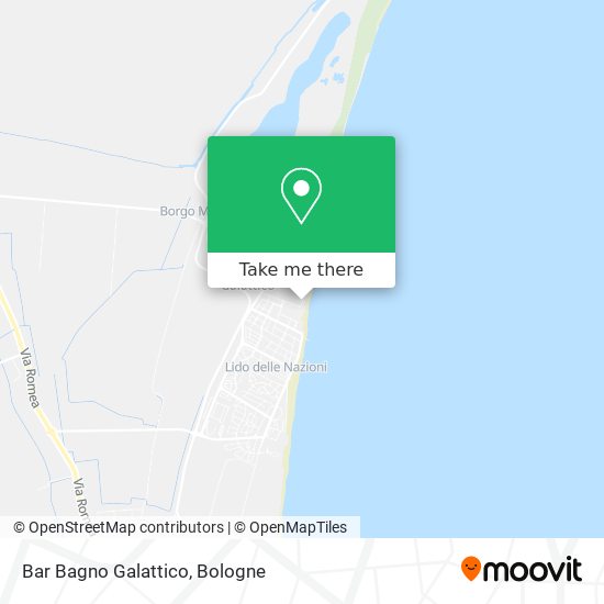 Bar Bagno Galattico map
