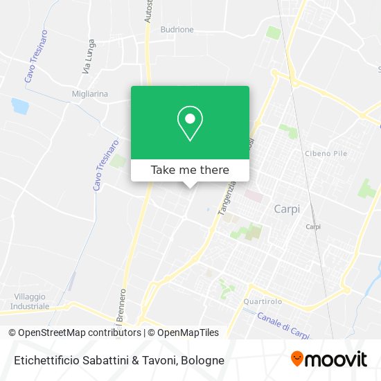 Etichettificio Sabattini & Tavoni map