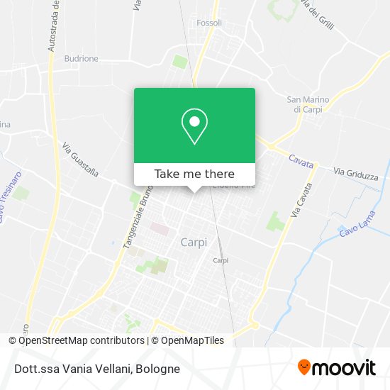 Dott.ssa Vania Vellani map