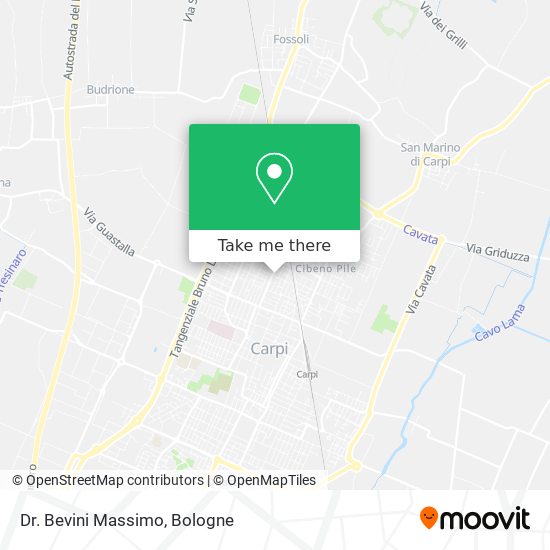 Dr. Bevini Massimo map
