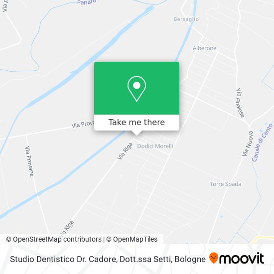 Studio Dentistico Dr. Cadore, Dott.ssa Setti map