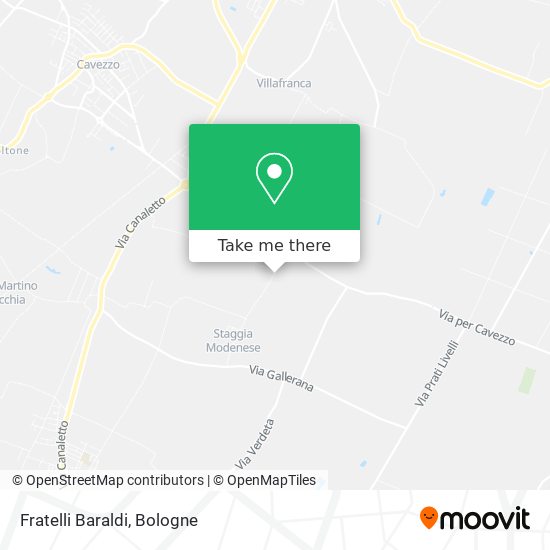 Fratelli Baraldi map