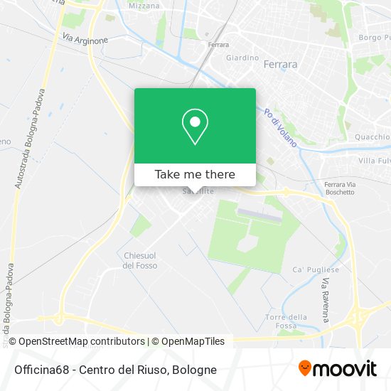 Officina68 - Centro del Riuso map