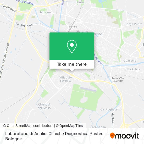 Laboratorio di Analisi Cliniche Diagnostica Pasteur map