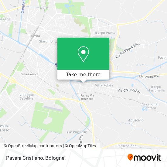 Pavani Cristiano map