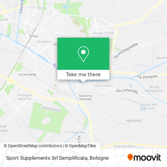 Sport Supplements Srl Semplificata map