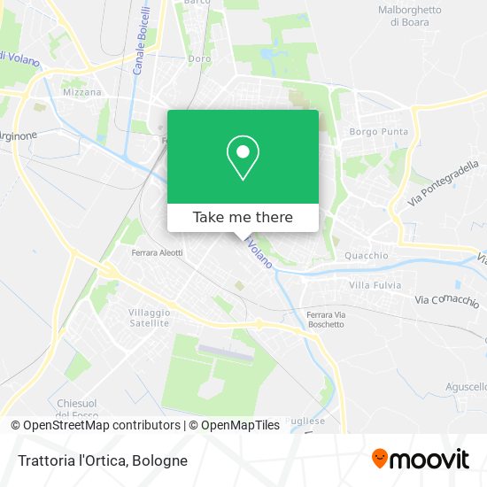 Trattoria l'Ortica map