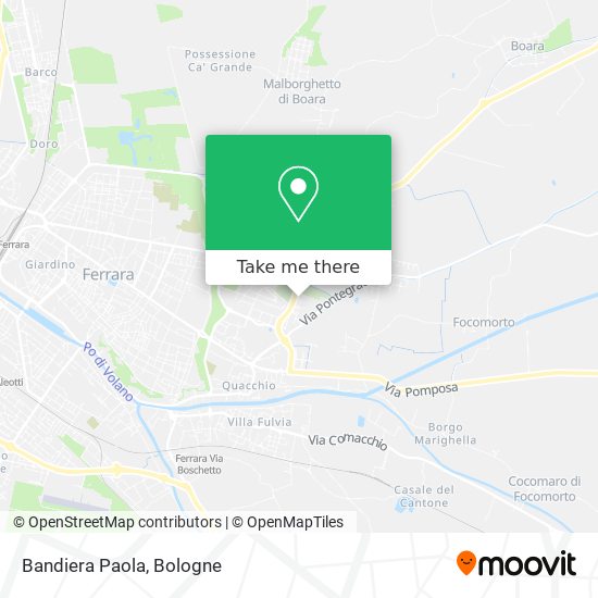 Bandiera Paola map