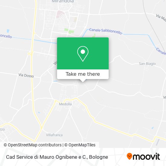 Cad Service di Mauro Ognibene e C. map