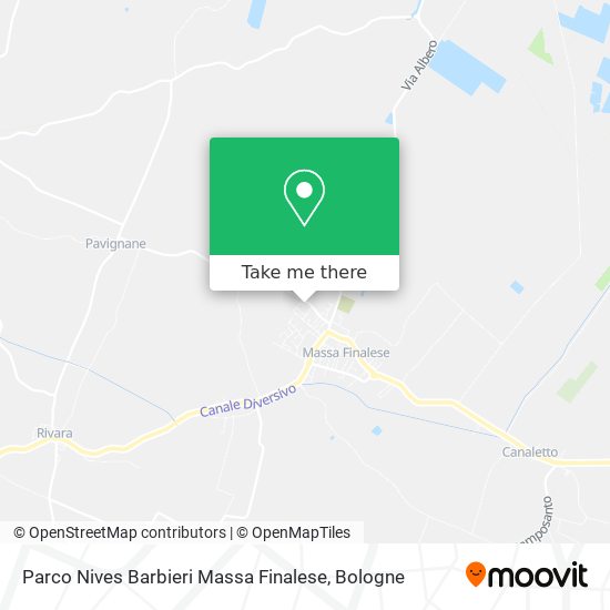 Parco Nives Barbieri Massa Finalese map