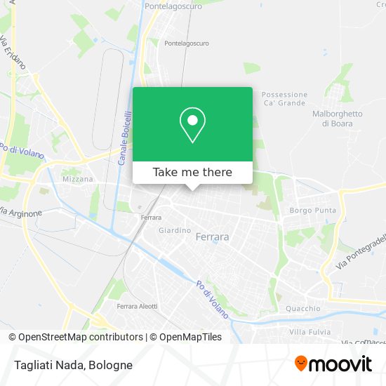 Tagliati Nada map
