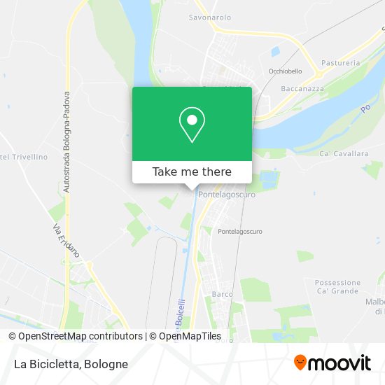 La Bicicletta map