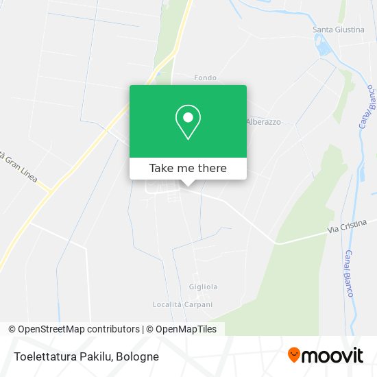 Toelettatura Pakilu map