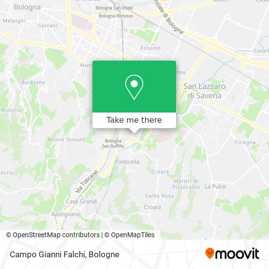 Campo Gianni Falchi map