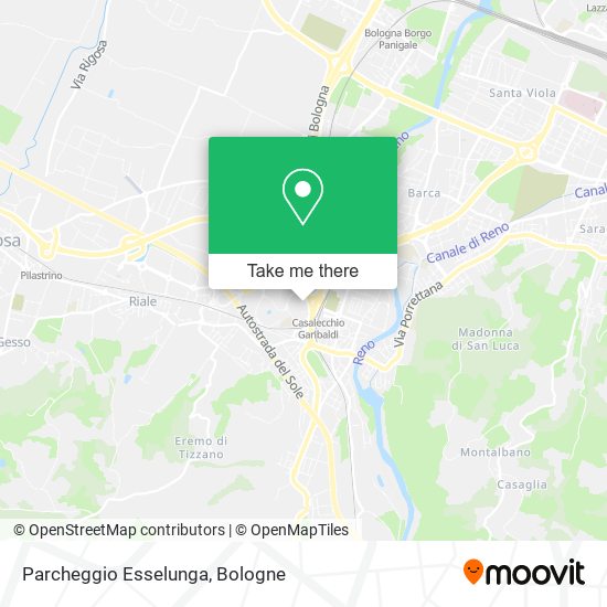 Parcheggio Esselunga map