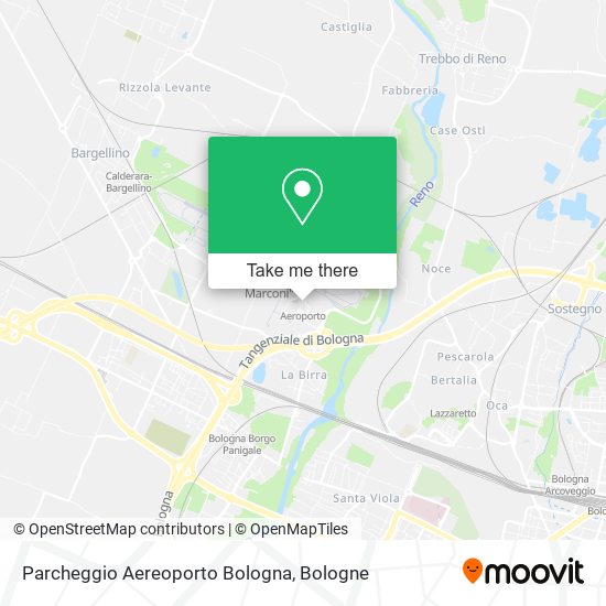 Parcheggio Aereoporto Bologna map
