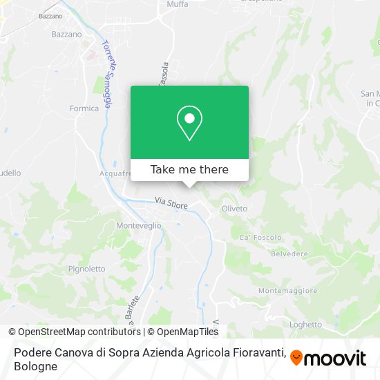 Podere Canova di Sopra Azienda Agricola Fioravanti map