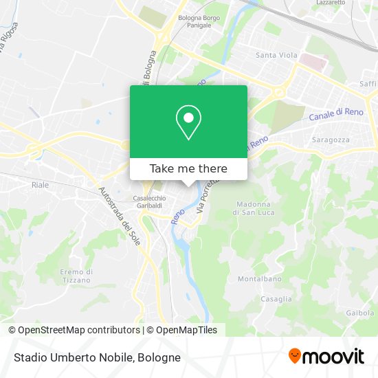 Stadio Umberto Nobile map