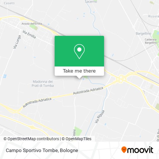 Campo Sportivo Tombe map