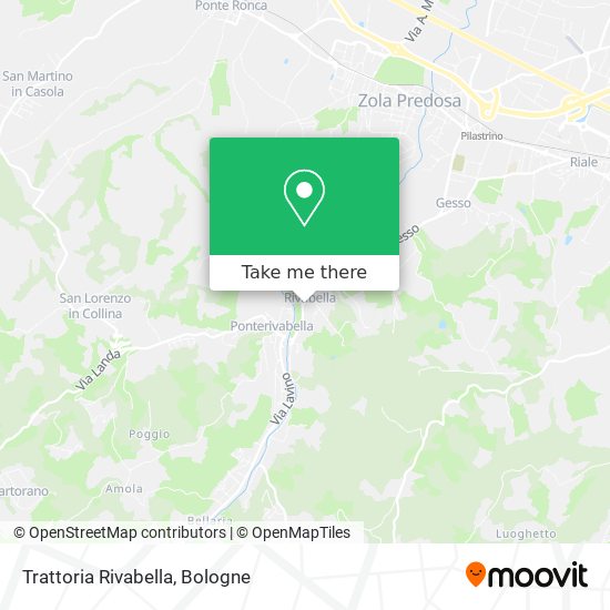 Trattoria Rivabella map