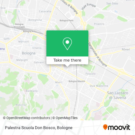 Palestra Scuola Don Bosco map