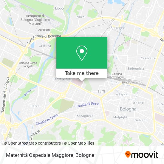 Maternità Ospedale Maggiore map
