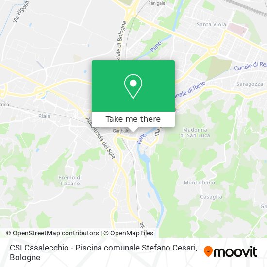 CSI Casalecchio - Piscina comunale Stefano Cesari map