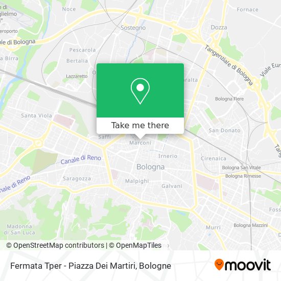 Fermata Tper - Piazza Dei Martiri map