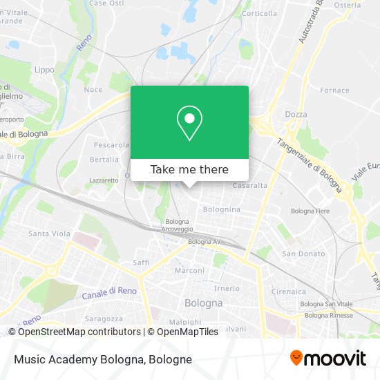 Music Academy Bologna map
